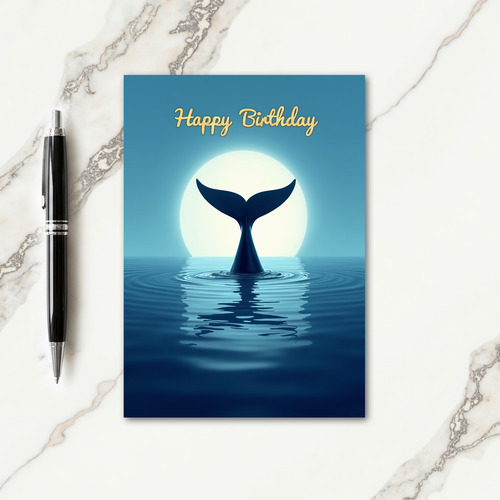 Joyful Ocean Tail Card