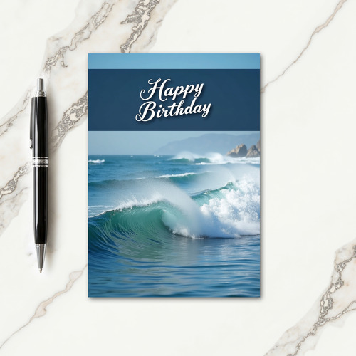 Joyful Ocean Wave Card