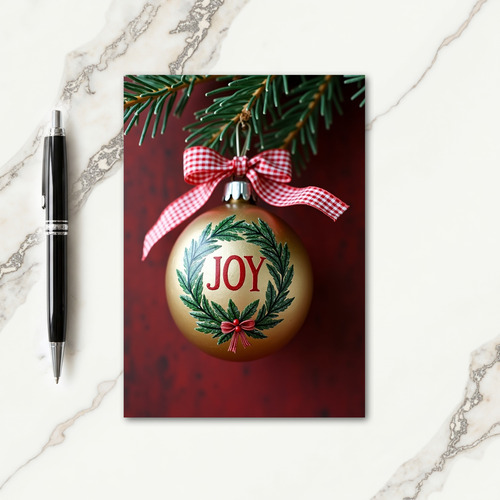 Joyful Ornament Card