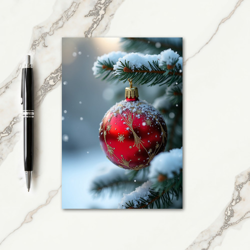 Joyful Ornament Christmas Card