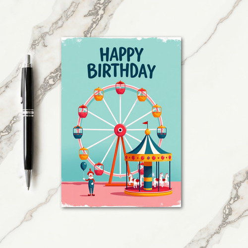 Joyful Park Birthday Card