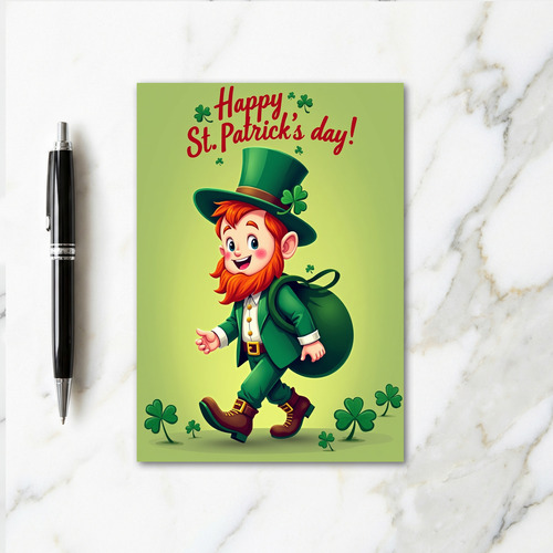 Joyful Patrick Day Luck Card