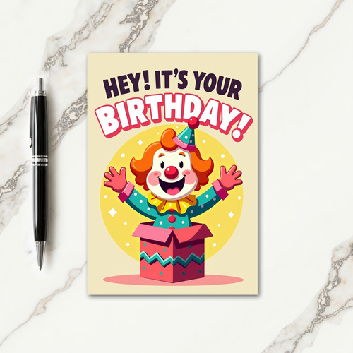 Joyful Performer Birthday Card