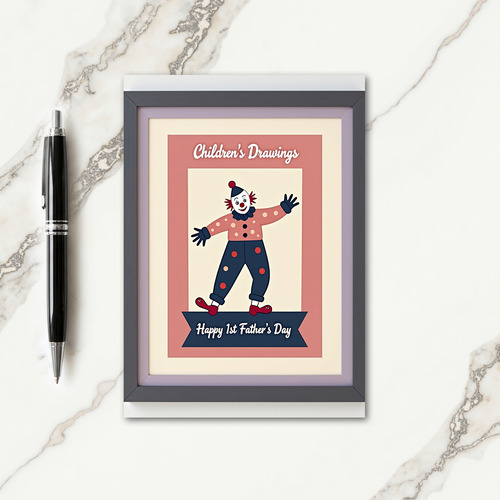 Joyful Performer Fathers Day Card