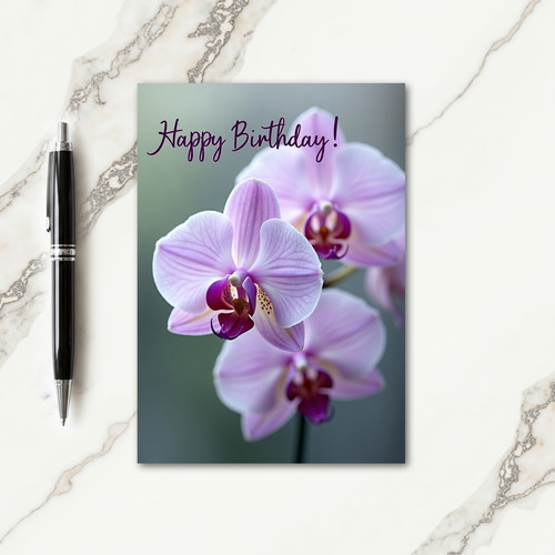 Joyful Petal Art Birthday Card