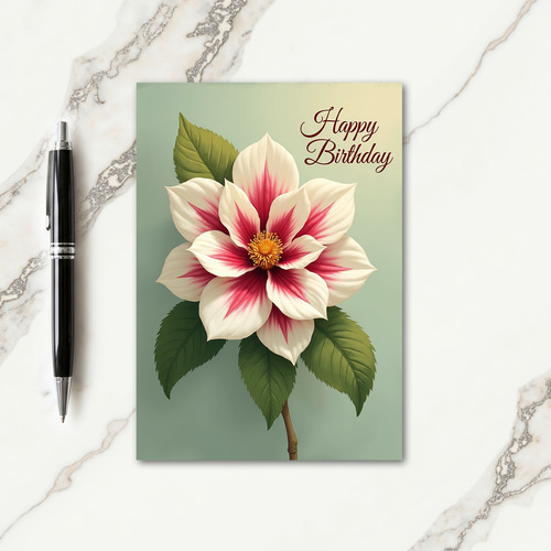 Joyful Petal Birthday Card