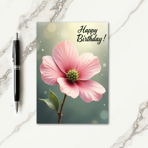 Joyful Pink Blossom Card