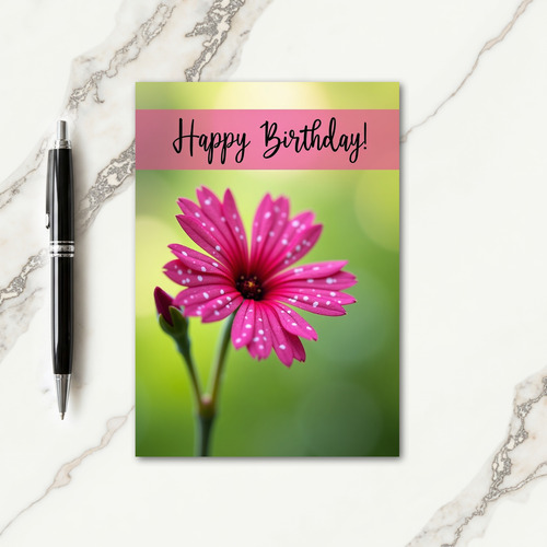 Joyful Polka Dot Bloom Card
