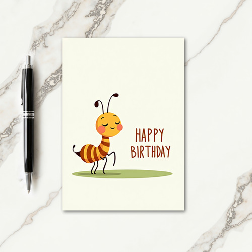Joyful Pollinator Birthday Card