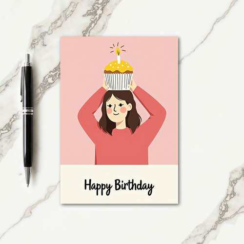 Joyful Portrait Birthday Card