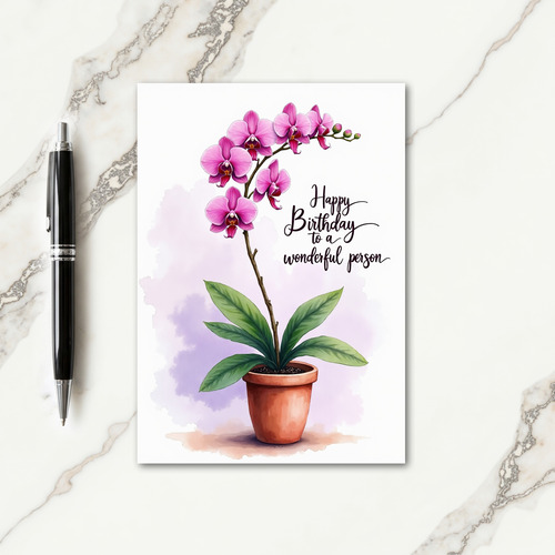 Joyful Potted Birthday Card