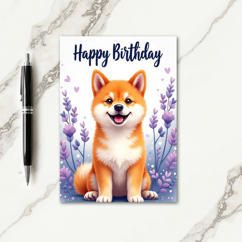 Joyful Pup Birthday Card