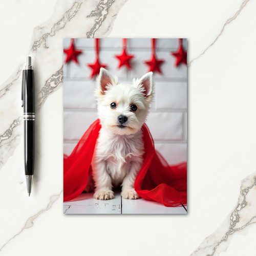 Joyful Pup Christmas Card thumbnail