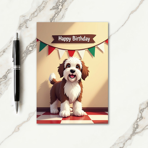 Joyful Puppy Celebration Card