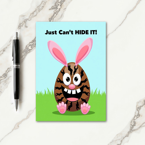 Joyful Rabbit Message Card