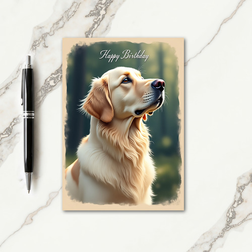 Joyful Radiant Dog Card