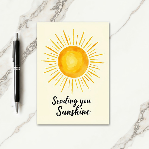 Joyful Radiant Sun Card
