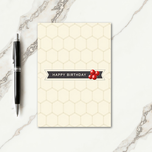 Joyful Ribbon Birthday Card