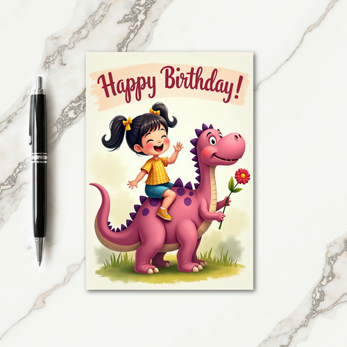 Joyful Ride Birthday Card