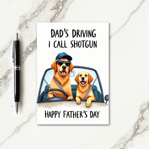 Joyful Ride Fathers Day Card
