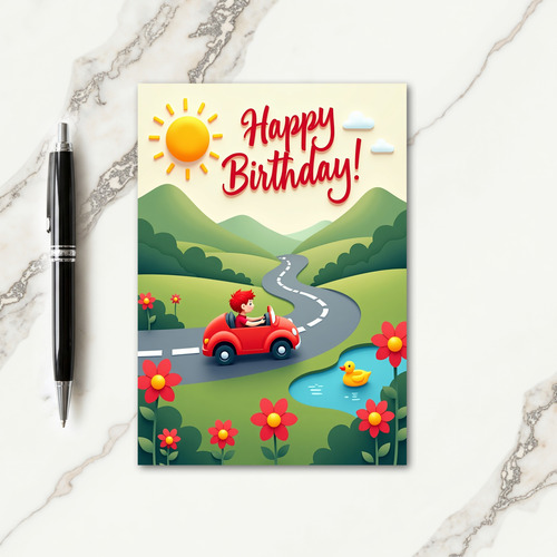 Joyful Road Trip Card