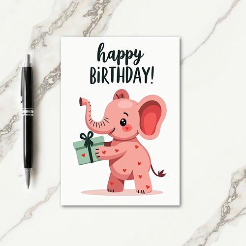 Joyful Rose Birthday Card