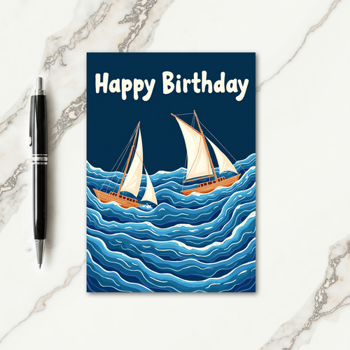 Joyful Sailboat Card