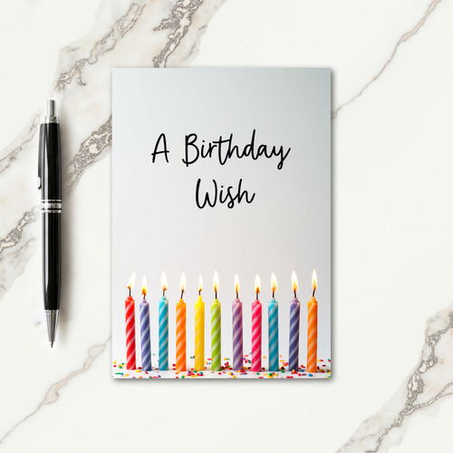 Joyful Scripted Birthday Card