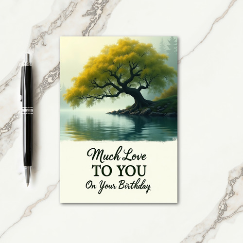 Joyful Serene Tree Card