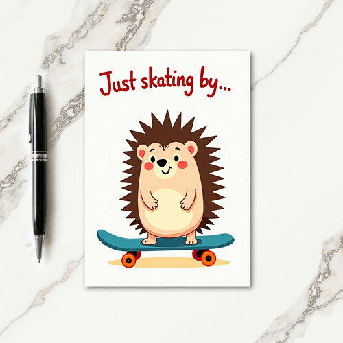 Joyful Skater Birthday Card