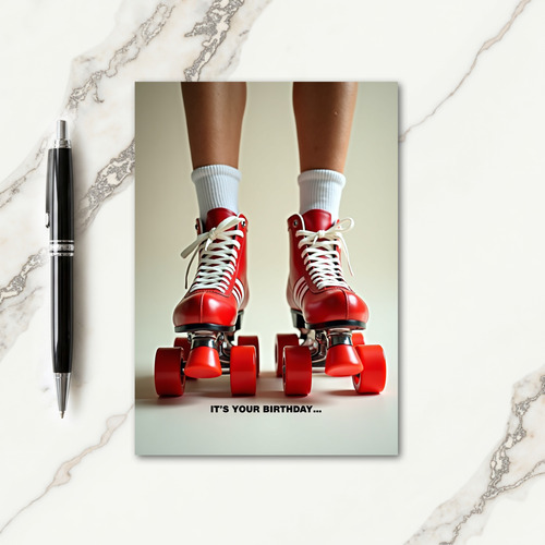 Joyful Skates Birthday Card