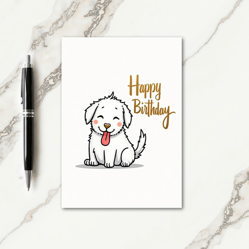 Joyful Smiling Birthday Card