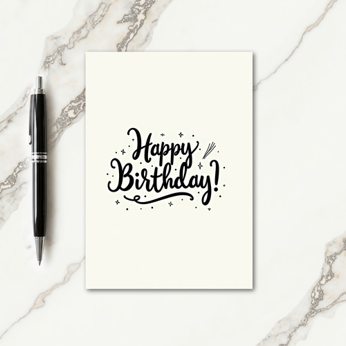 Joyful Sparkle Birthday Card