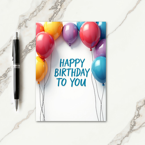 Joyful Sphere Birthday Card