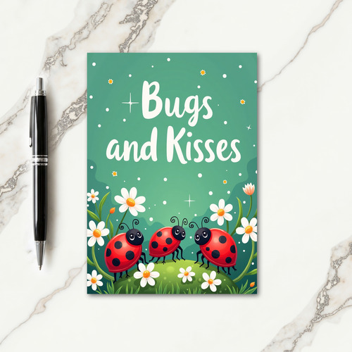 Joyful Spotted Bug Card