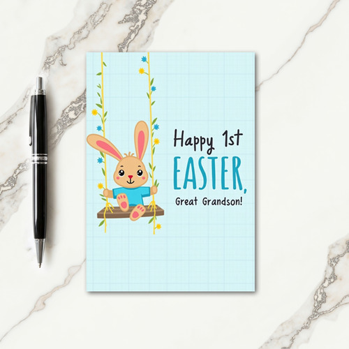 Joyful Spring Creature Swing Card