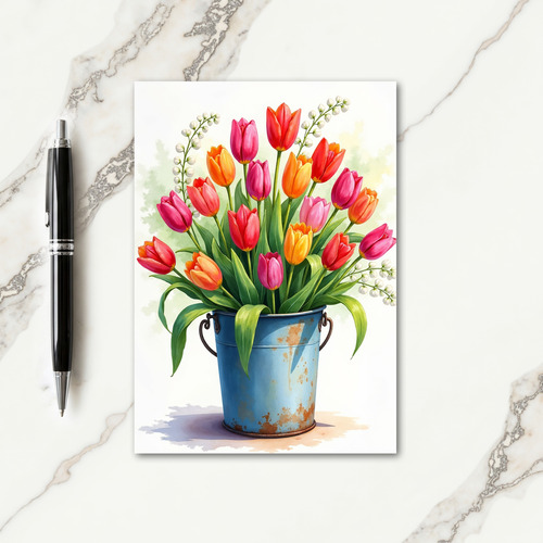 Joyful Spring Floral Card