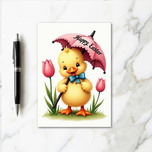 Joyful Spring Fowl Greeting Card