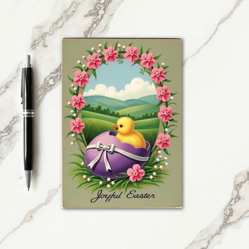 Joyful Spring Hatchling Scene Card