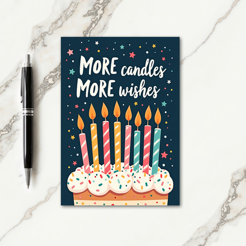 Joyful Sprinkled Cake Birthday Card