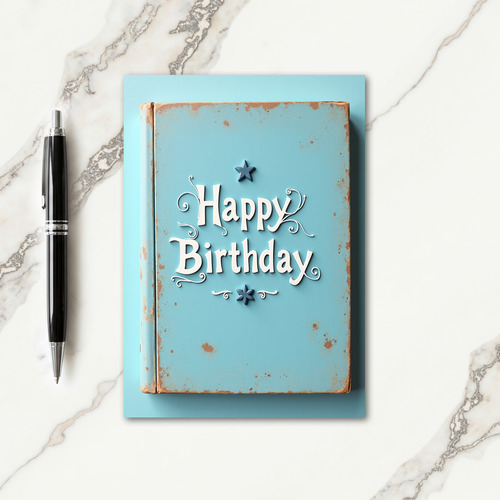 Joyful Star Embellished Birthday Card