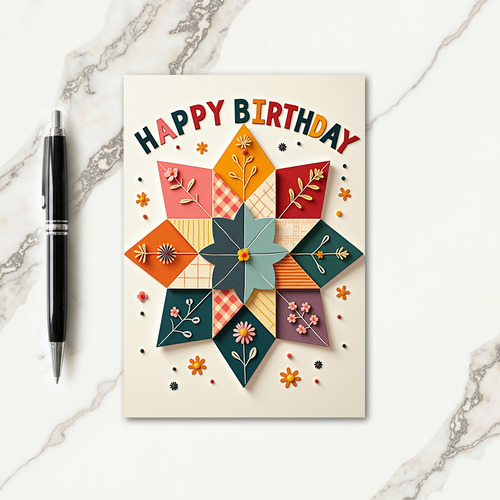 Joyful Star Pattern Card
