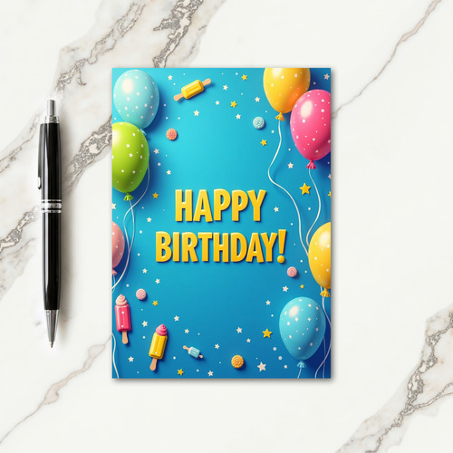 Joyful Star Sphere Card