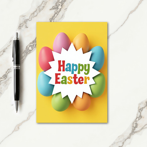 Joyful Starburst Greeting Card
