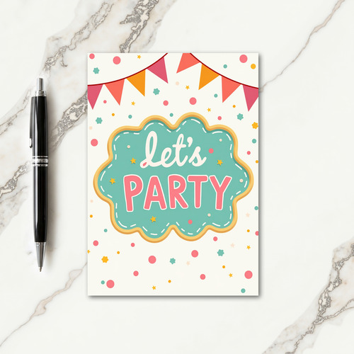 Joyful Stitched Birthday Card
