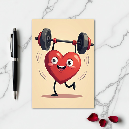 Joyful Strong Heart Card