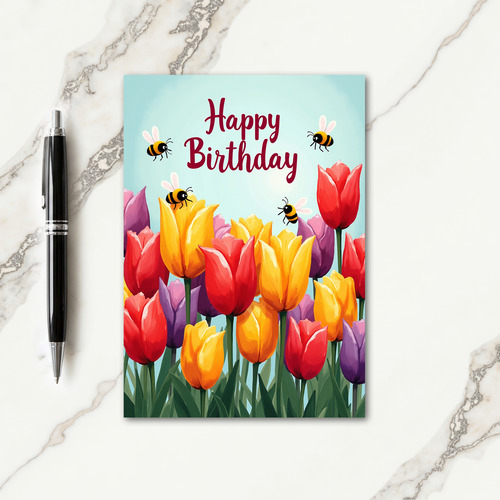 Joyful Sunny Floral Card