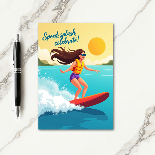 Joyful Surf Birthday Card