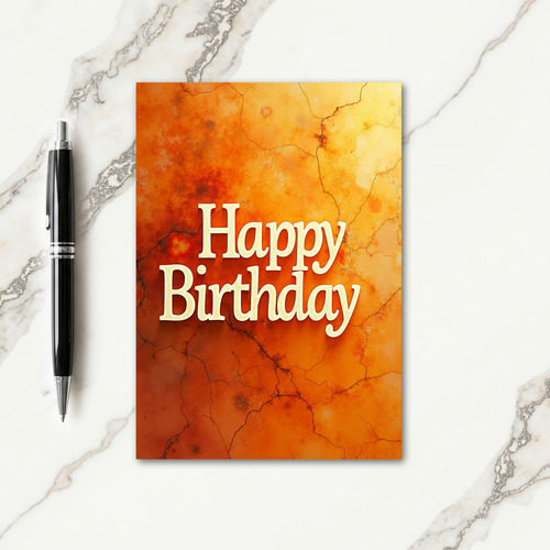 Joyful Textured Birthday Card