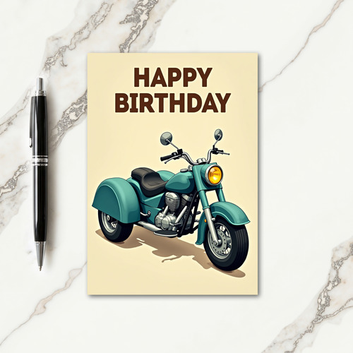 Joyful Trike Birthday Card